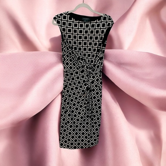 Lauren Ralph Lauren Black and White Dress - Picture 1 of 6